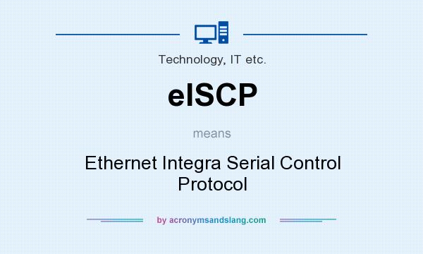 What does eISCP mean? It stands for Ethernet Integra Serial Control Protocol