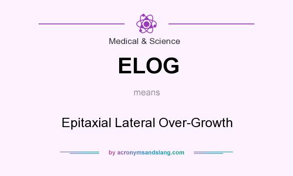 What does ELOG mean? It stands for Epitaxial Lateral Over-Growth