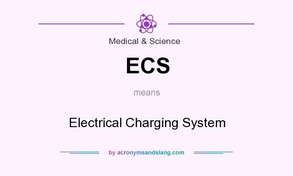 What does ECS mean? It stands for Electrical Charging System