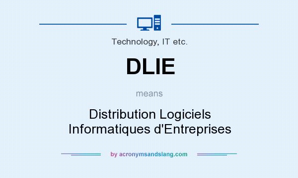What does DLIE mean? It stands for Distribution Logiciels Informatiques d`Entreprises