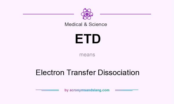 What does ETD mean? It stands for Electron Transfer Dissociation