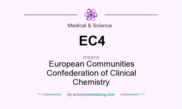 What does EC4 mean? It stands for European Communities Confederation of Clinical Chemistry