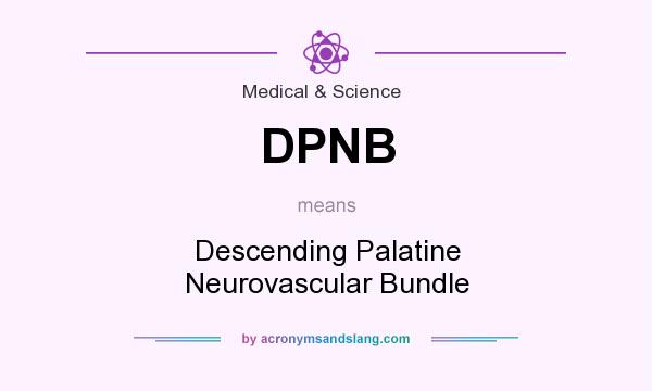 What does DPNB mean? It stands for Descending Palatine Neurovascular Bundle
