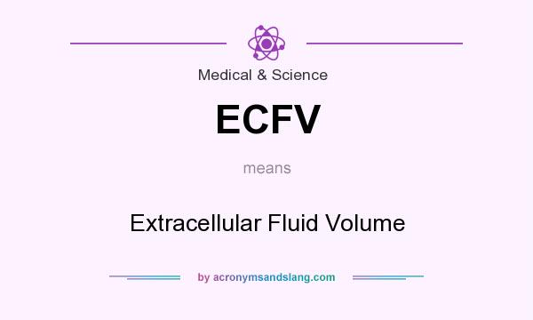 What does ECFV mean? It stands for Extracellular Fluid Volume