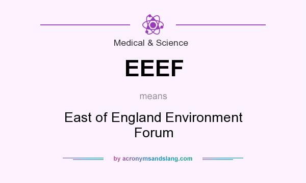 What does EEEF mean? It stands for East of England Environment Forum