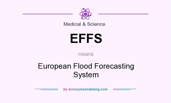 What does EFFS mean? It stands for European Flood Forecasting System