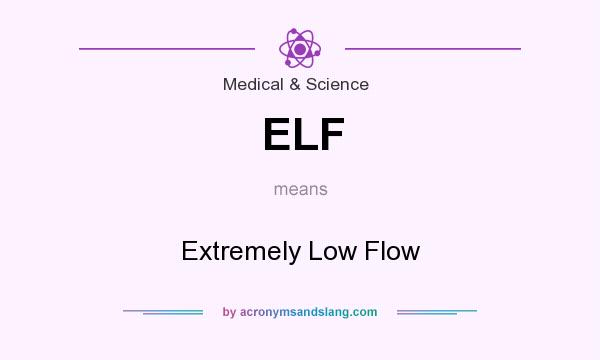 What does ELF mean? It stands for Extremely Low Flow