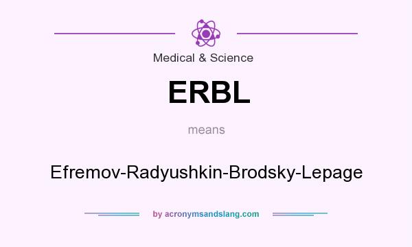 What does ERBL mean? It stands for Efremov-Radyushkin-Brodsky-Lepage