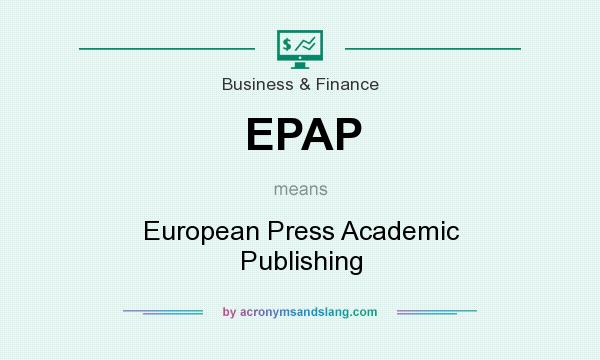 What does EPAP mean? It stands for European Press Academic Publishing