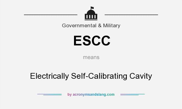 What does ESCC mean? It stands for Electrically Self-Calibrating Cavity