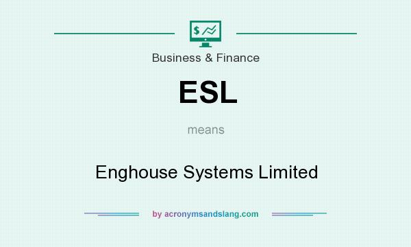 What does ESL mean? It stands for Enghouse Systems Limited