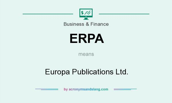 What does ERPA mean? It stands for Europa Publications Ltd.