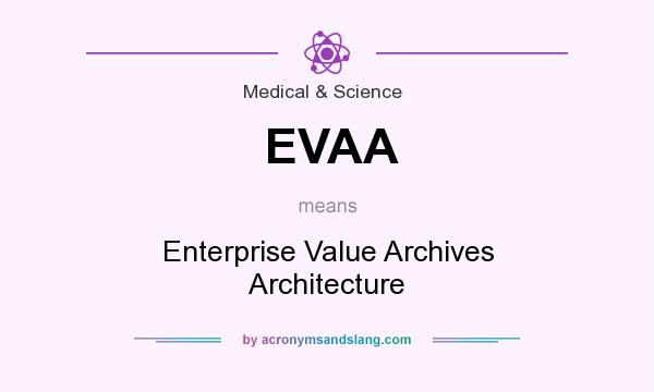 What does EVAA mean? It stands for Enterprise Value Archives Architecture