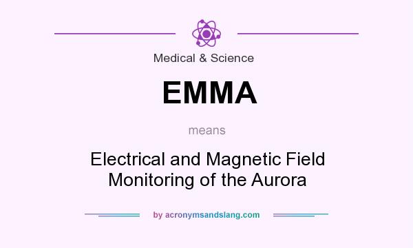 What does EMMA mean? It stands for Electrical and Magnetic Field Monitoring of the Aurora