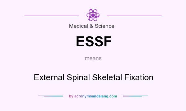 What does ESSF mean? It stands for External Spinal Skeletal Fixation