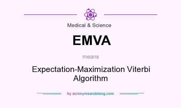What does EMVA mean? It stands for Expectation-Maximization Viterbi Algorithm