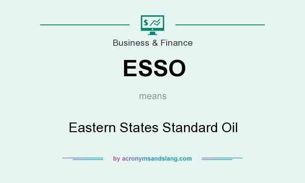 What does ESSO mean? It stands for Eastern States Standard Oil