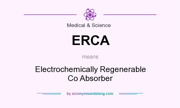 What does ERCA mean? It stands for Electrochemically Regenerable Co Absorber