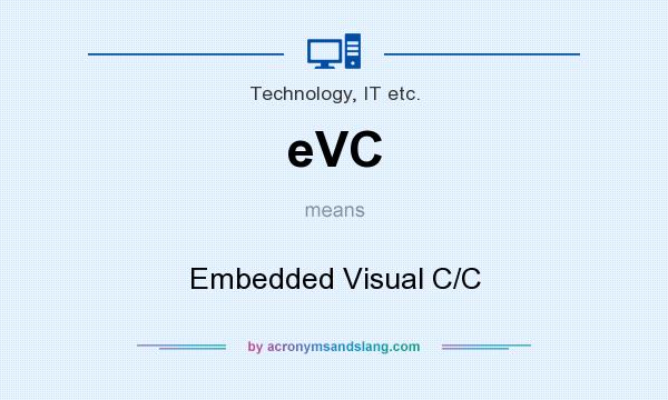 What does eVC mean? It stands for Embedded Visual C/C