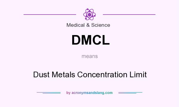What does DMCL mean? It stands for Dust Metals Concentration Limit