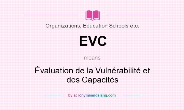 What does EVC mean? It stands for Évaluation de la Vulnérabilité et des Capacités