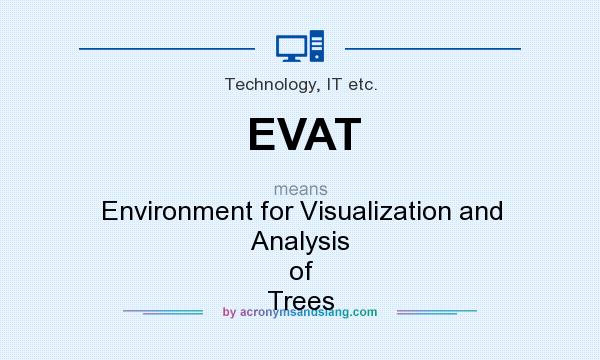 What does EVAT mean? It stands for Environment for Visualization and Analysis of Trees
