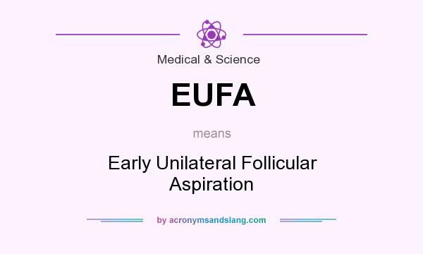 What does EUFA mean? It stands for Early Unilateral Follicular Aspiration