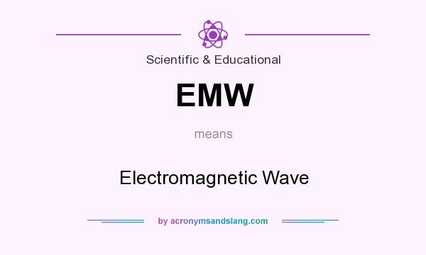 What does EMW mean? It stands for Electromagnetic Wave