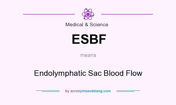 What does ESBF mean? It stands for Endolymphatic Sac Blood Flow