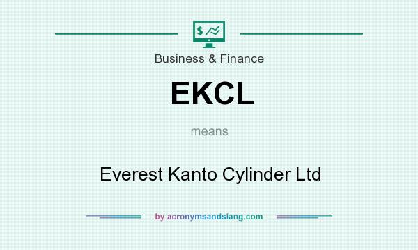 What does EKCL mean? It stands for Everest Kanto Cylinder Ltd