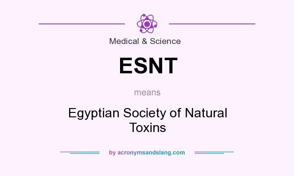 What does ESNT mean? It stands for Egyptian Society of Natural Toxins