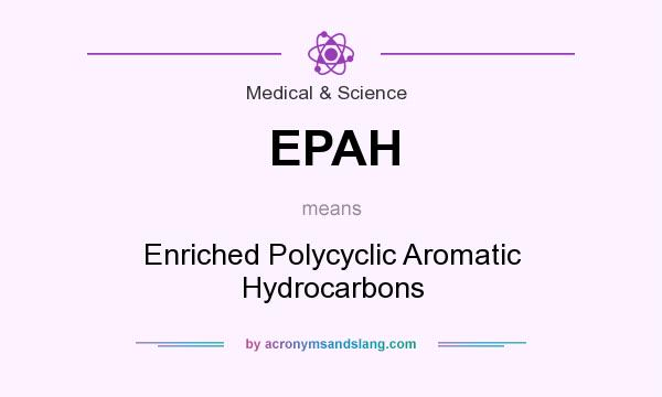 What does EPAH mean? It stands for Enriched Polycyclic Aromatic Hydrocarbons