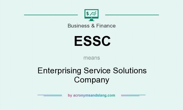 What does ESSC mean? It stands for Enterprising Service Solutions Company