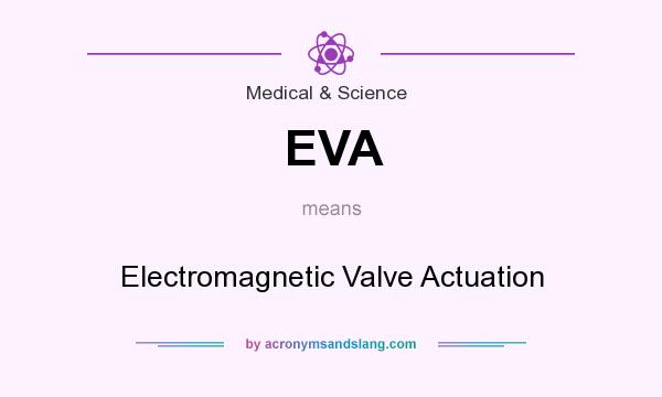 What does EVA mean? It stands for Electromagnetic Valve Actuation