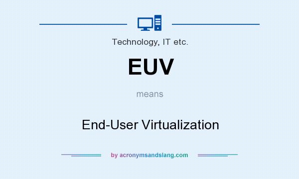 What does EUV mean? It stands for End-User Virtualization