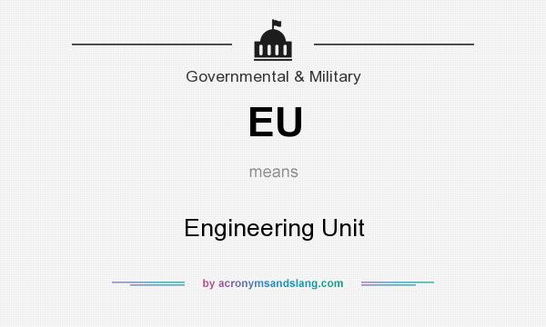 What does EU mean? It stands for Engineering Unit