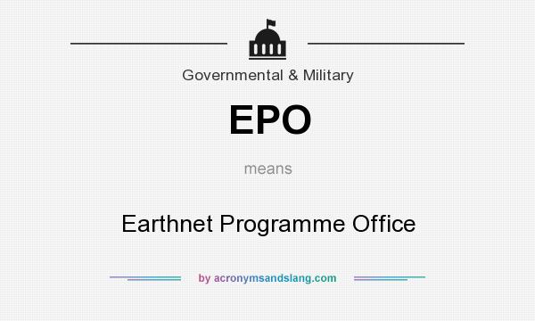 What does EPO mean? It stands for Earthnet Programme Office