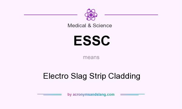 What does ESSC mean? It stands for Electro Slag Strip Cladding