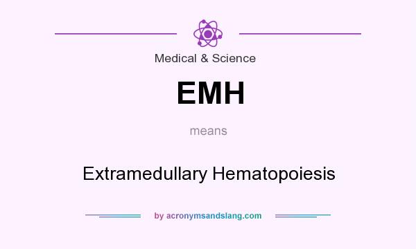 What does EMH mean? It stands for Extramedullary Hematopoiesis