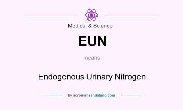 What does EUN mean? It stands for Endogenous Urinary Nitrogen