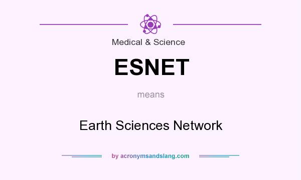 What does ESNET mean? It stands for Earth Sciences Network