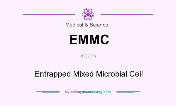 What does EMMC mean? It stands for Entrapped Mixed Microbial Cell