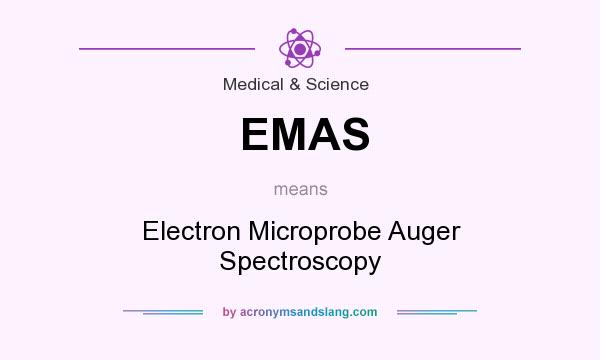 What does EMAS mean? It stands for Electron Microprobe Auger Spectroscopy