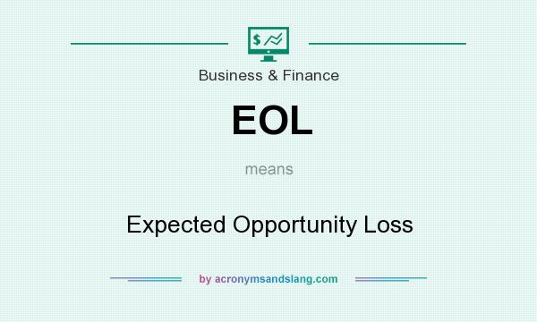 What does EOL mean? It stands for Expected Opportunity Loss