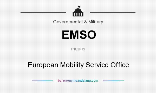 What does EMSO mean? It stands for European Mobility Service Office