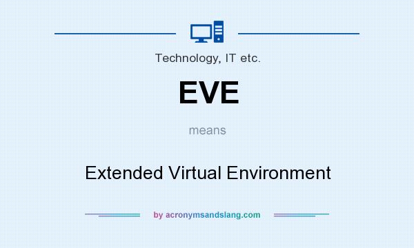 What does EVE mean? It stands for Extended Virtual Environment