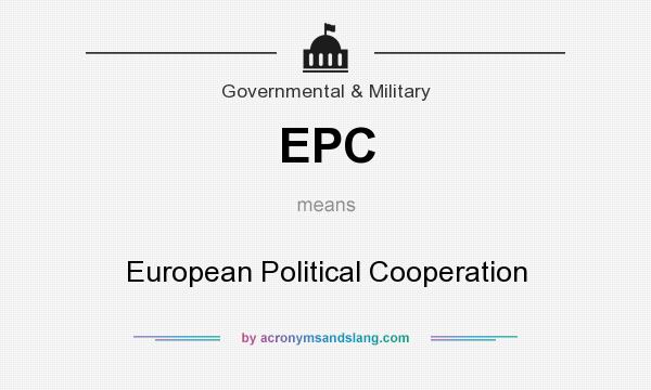 What does EPC mean? It stands for European Political Cooperation
