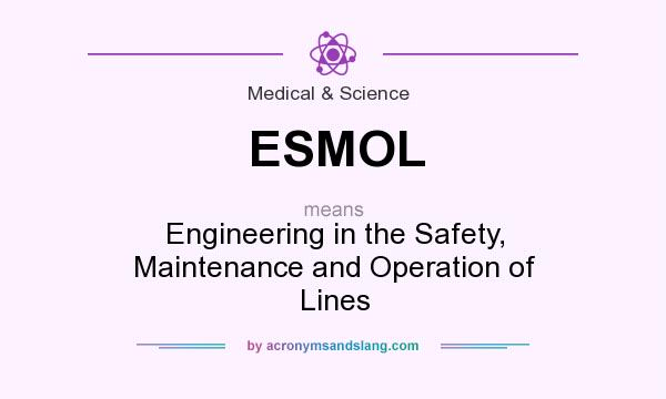 What does ESMOL mean? It stands for Engineering in the Safety, Maintenance and Operation of Lines