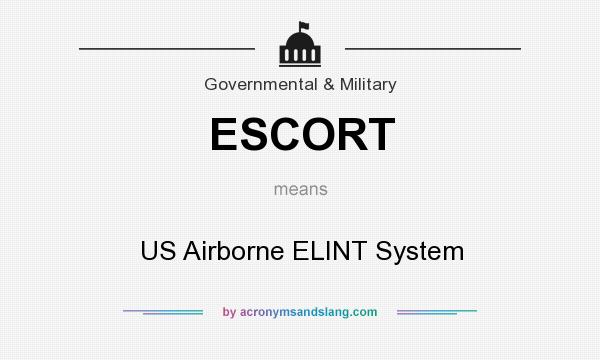 What does ESCORT mean? It stands for US Airborne ELINT System