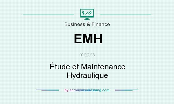 What does EMH mean? It stands for Étude et Maintenance Hydraulique